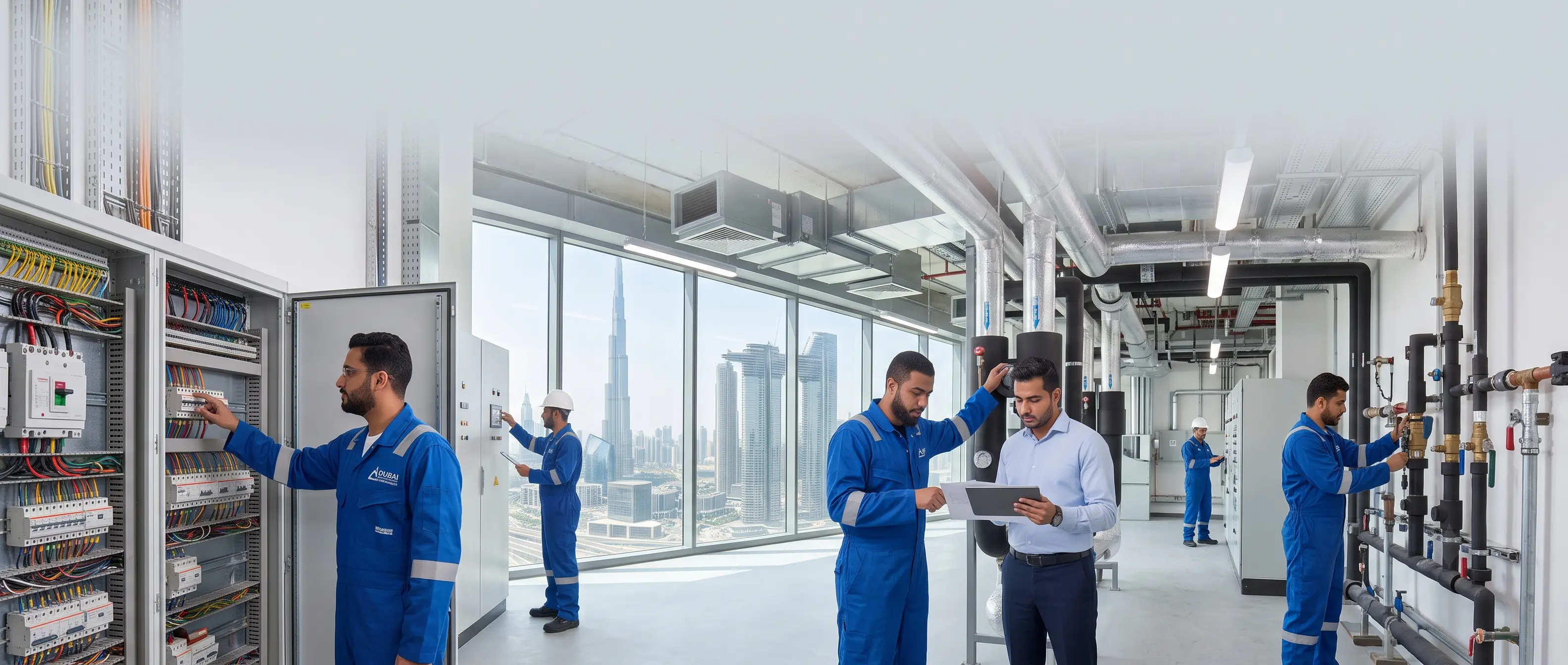 Best Fix electromechanical (MEP) team working in Dubai
